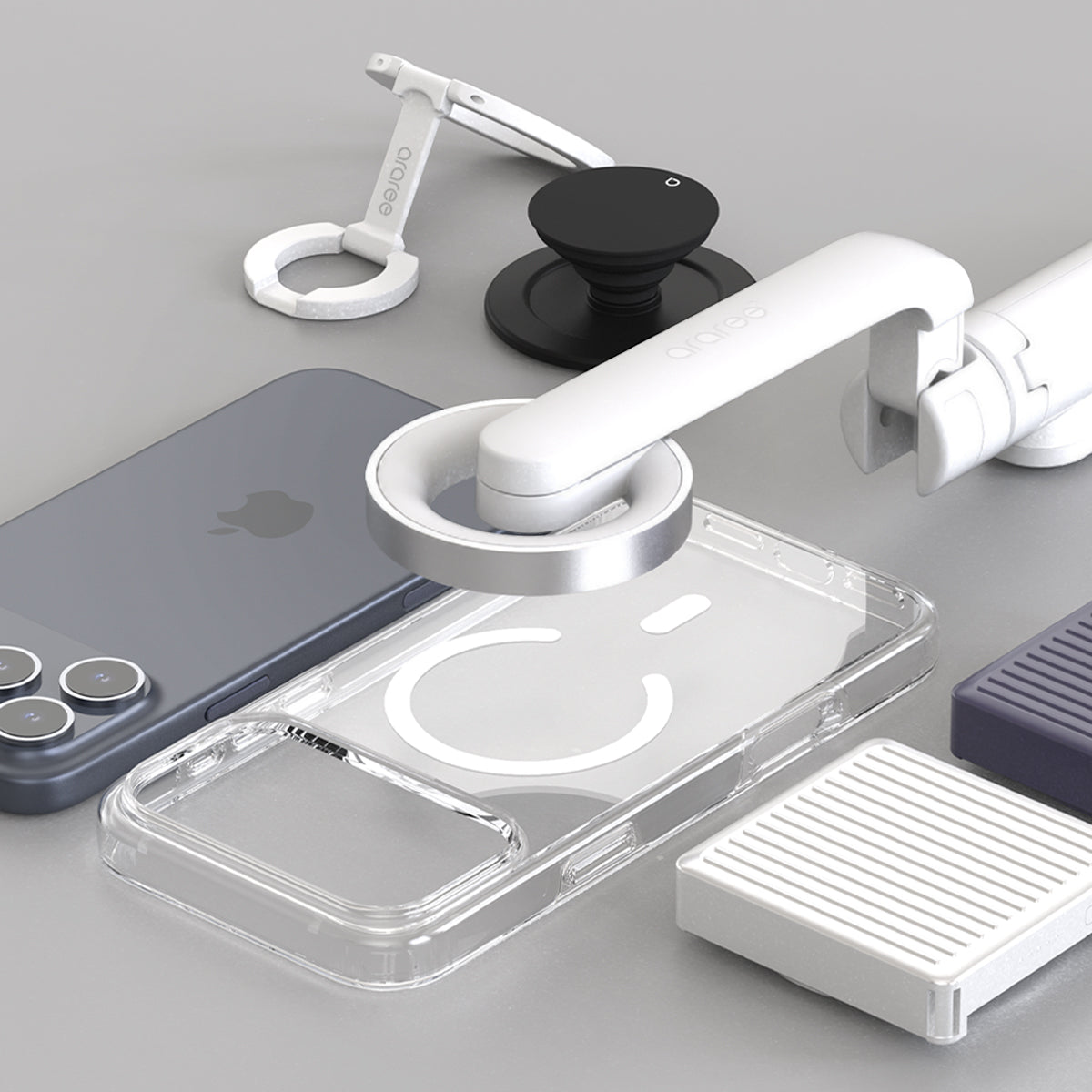 Araree iPhone 17 Pro Duple Magsafe Case - Clear Araree iPhone 17 Pro Duple Magsafe Case - Clear